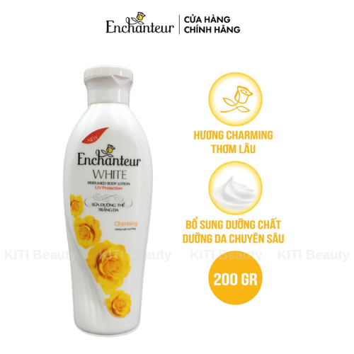 Sữa Dưỡng Thể Trắng Da Enchanteur Charming 200gr